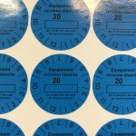 autocollant etanche rond tracabilite equipement josse