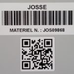 etiquette didentification code barre QR code