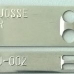 etiquette inox voirie relief josse