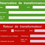 etiquette transfo electrique