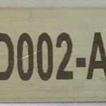 plaque gravure fibré sur inox