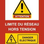 sticker enedis limite danger electrique