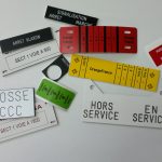plaques gravees reperage detiquette electricite