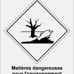matiere dangereuse environnement panneau
